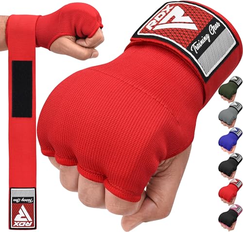 RDX Gel Innenhandschuhe Boxen MMA Muay Thai Training, Elastisch Boxbandagen 100cm Lang Handgelenkbandagen, Kampfsport Sparring Handbandagen Inner Boxing Gloves Punchingbälle Punchinghandschuhe RDX Gel Innenhandschuhe Boxen MMA Muay Thai Training, Elastisch Boxbandagen 100cm Lang Handgelenkbandagen, Kampfsport Sparring Handbandagen Inner Boxing Gloves Punchingbälle Punchinghandschuhe von RDX