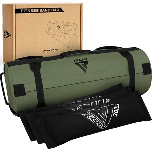 RDX Gewichtssack für Fitness Krafttraining, Ungefüllten Power Bag mit 8 Griffe, Core Sandbag Gewichtete, 2-90 KG Sandsack Ideal für Viele Functional Training Running Rucking Strongman Lifting Workout RDX Gewichtssack für Fitness Krafttraining, Ungefüllten Power Bag mit 8 Griffe, Core Sandbag Gewichtete, 2-90 KG Sandsack Ideal für Viele Functional Training Running Rucking Strongman Lifting Workout von RDX