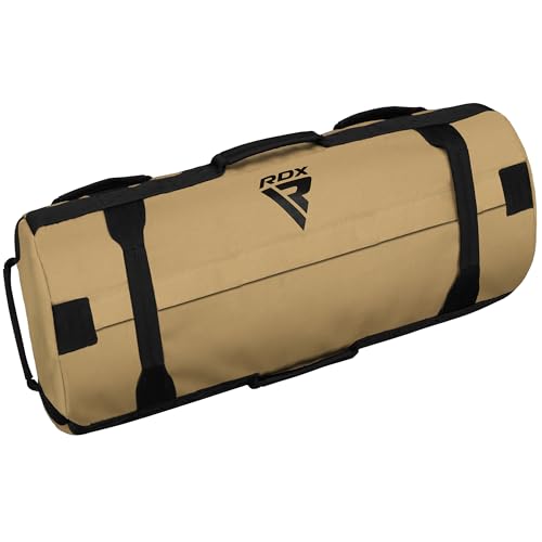 RDX Gewichtssack für Fitness Krafttraining, Ungefüllten Power Bag mit 8 Griffe, Core Sandbag Gewichtete, 2-90 KG Sandsack Ideal für Viele Functional Training Running Rucking Strongman Lifting Workout RDX Gewichtssack für Fitness Krafttraining, Ungefüllten Power Bag mit 8 Griffe, Core Sandbag Gewichtete, 2-90 KG Sandsack Ideal für Viele Functional Training Running Rucking Strongman Lifting Workout von RDX
