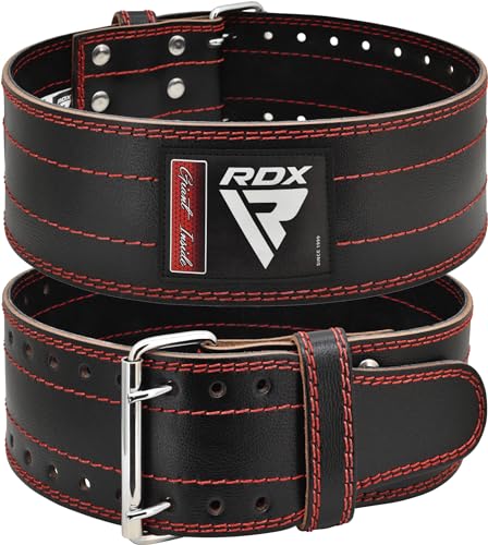 RDX 4” Gewichthebergürtel Leder, IPL USPA Genehmigt, 12 Verstellbar Löcher 6mm Trainingsgürtel Schnalle, Powerlifting Fitness Krafttraining Gürtel Bodybuilding, Gewichtheben Gepolstert, Männer Damen RDX 4” Gewichthebergürtel Leder, IPL USPA Genehmigt, 12 Verstellbar Löcher 6mm Trainingsgürtel Schnalle, Powerlifting Fitness Krafttraining Gürtel Bodybuilding, Gewichtheben Gepolstert, Männer Damen von RDX