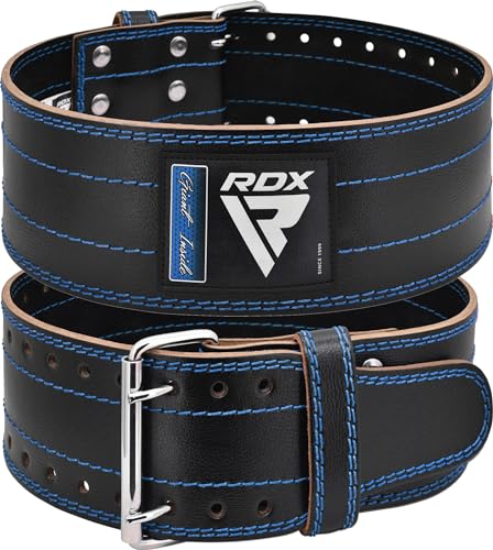 RDX 4” Gewichthebergürtel Leder, IPL USPA Genehmigt, 12 Verstellbar Löcher 6mm Trainingsgürtel Schnalle, Powerlifting Fitness Krafttraining Gürtel Bodybuilding, Gewichtheben Gepolstert, Männer Damen RDX 4” Gewichthebergürtel Leder, IPL USPA Genehmigt, 12 Verstellbar Löcher 6mm Trainingsgürtel Schnalle, Powerlifting Fitness Krafttraining Gürtel Bodybuilding, Gewichtheben Gepolstert, Männer Damen von RDX