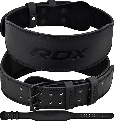 RDX Gewichthebergürtel Leder 4” und 6”, 10 Verstellbar Löcher Trainingsgürtel Schnalle, Powerlifiting Fitness Krafttraining Gürtel Bodybuilding, Gepolstert Gym Weight Lifting Belt, Männer Damen RDX Gewichthebergürtel Leder 4” und 6”, 10 Verstellbar Löcher Trainingsgürtel Schnalle, Powerlifiting Fitness Krafttraining Gürtel Bodybuilding, Gepolstert Gym Weight Lifting Belt, Männer Damen von RDX