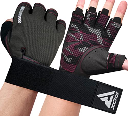RDX Gewichtheberhandschuhe, zusätzliche Dehnbare Lange Handgelenkstütze, voller Handflächengriff, Männer Frauen Fitness HIIT Workout, Bodybuilding Krafttraining Radfahren Übung Home Gym Ausrüstung RDX Gewichtheberhandschuhe, zusätzliche Dehnbare Lange Handgelenkstütze, voller Handflächengriff, Männer Frauen Fitness HIIT Workout, Bodybuilding Krafttraining Radfahren Übung Home Gym Ausrüstung von RDX