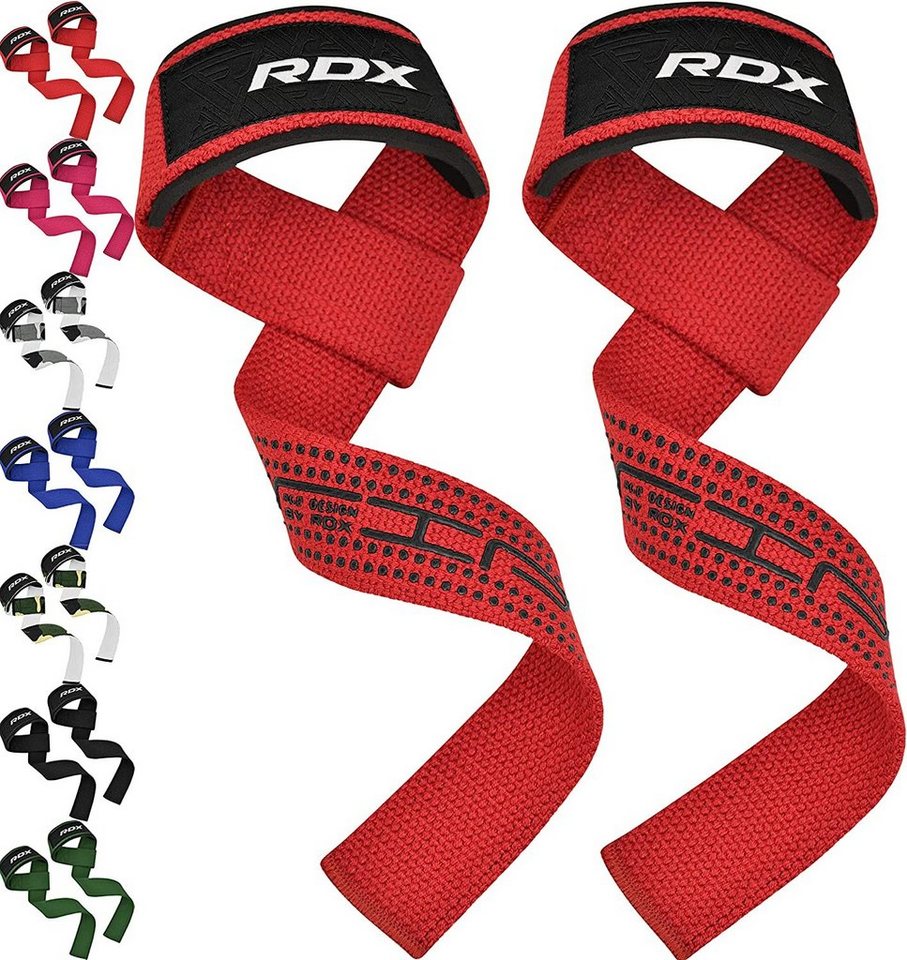 RDX Handgelenkschutz RDX Lifting Straps Strength Training, 60 cm lange professionelle von RDX