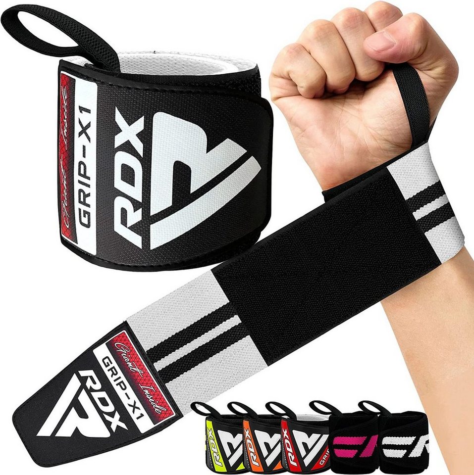 RDX Handgelenkstütze RDX Wrist Bandages, Gym Bandage Wrist Straps, Weightlifting Men Women von RDX