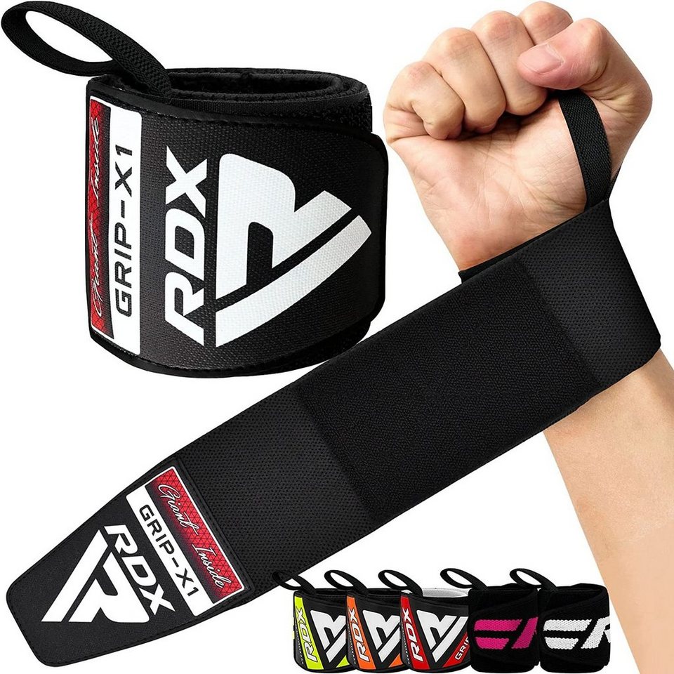 RDX Handgelenkstütze RDX Wrist Bandages, Gym Bandage Wrist Straps, Weightlifting Men Women von RDX