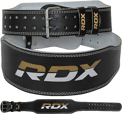 RDX 4” Gewichthebergürtel Leder | Fitness-Gürtel Geeignet Für Bodybuilding, Gewichtheben & Krafttraining | Rückenunterstützung Trainingsgürtel Powerlifting Gym Weightlifting Belt , Schwarz RDX 4” Gewichthebergürtel Leder | Fitness-Gürtel Geeignet Für Bodybuilding, Gewichtheben & Krafttraining | Rückenunterstützung Trainingsgürtel Powerlifting Gym Weightlifting Belt , Schwarz von RDX