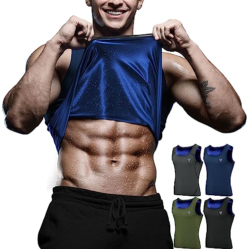 RDX Herren Sauna Shirt Sauna Weste Schwitzanzug Herren Body Shaper Workout Hot Tank Top Bauch Abnehmen Shapewear RDX Herren Sauna Shirt Sauna Weste Schwitzanzug Herren Body Shaper Workout Hot Tank Top Bauch Abnehmen Shapewear von RDX