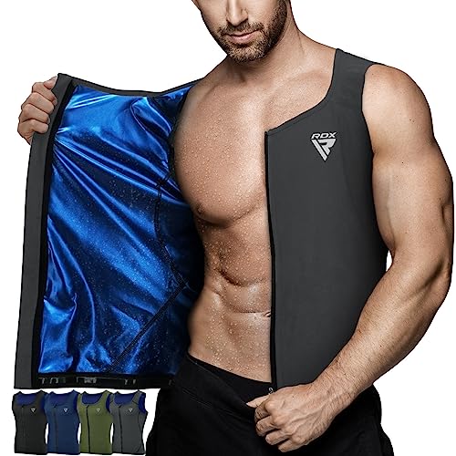 RDX Herren Sauna Shirt Sauna Weste Schwitzanzug Herren Body Shaper Workout Hot Tank Top Bauch Abnehmen Shapewear RDX Herren Sauna Shirt Sauna Weste Schwitzanzug Herren Body Shaper Workout Hot Tank Top Bauch Abnehmen Shapewear von RDX