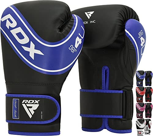 RDX Kinder Boxhandschuhe 6oz 4oz Junior Training Pratzen, Maya Hide Leder Belüftete Handfläche, Muay Thai Sparring MMA Kickboxing Kämpfen, Sandsack Speed Ball Boxpratzen Sandsackarbeit, Kinderspiele RDX Kinder Boxhandschuhe 6oz 4oz Junior Training Pratzen, Maya Hide Leder Belüftete Handfläche, Muay Thai Sparring MMA Kickboxing Kämpfen, Sandsack Speed Ball Boxpratzen Sandsackarbeit, Kinderspiele von RDX