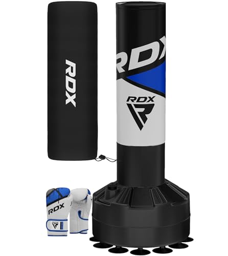RDX Kinder Freistehender Boxsack 4ft Junior Standboxsäcke Trainingshandschuhe, MMA, Kickboxen,Boxen, Kampfsport, Muay Thai, Boxpartner, Punchingsäcke, Tumbler Boxsäcke Saugfuß RDX Kinder Freistehender Boxsack 4ft Junior Standboxsäcke Trainingshandschuhe, MMA, Kickboxen,Boxen, Kampfsport, Muay Thai, Boxpartner, Punchingsäcke, Tumbler Boxsäcke Saugfuß von RDX