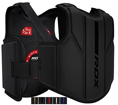 RDX Körperschutz Kampfsport, Maya Hide Leder Bauchschutz perfekt für Kickboxen, MMA Training, Muay Thai, Kampfsport, Boxtraining, Verstellbar Kampfweste Verwendung in Heim- und Fitnessstudio-Workouts RDX Körperschutz Kampfsport, Maya Hide Leder Bauchschutz perfekt für Kickboxen, MMA Training, Muay Thai, Kampfsport, Boxtraining, Verstellbar Kampfweste Verwendung in Heim- und Fitnessstudio-Workouts von RDX