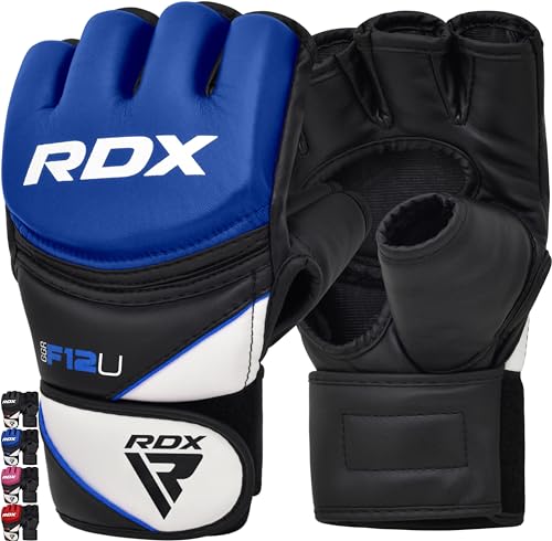 RDX Profi MMA Handschuhe Grappling Sparring Training, Maya Hide Leder, Kickboxen Kampfsport Gepolstert Gloves, Muay Thai Boxsack Sandsack Pratzen Boxen Punchinghandschuhe, Herren Damen Martial Arts RDX Profi MMA Handschuhe Grappling Sparring Training, Maya Hide Leder, Kickboxen Kampfsport Gepolstert Gloves, Muay Thai Boxsack Sandsack Pratzen Boxen Punchinghandschuhe, Herren Damen Martial Arts von RDX