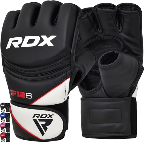 RDX MMA Kampfhandschuh aus Rindsleder, Schwarz, Grosse M RDX MMA Kampfhandschuh aus Rindsleder, Schwarz, Grosse M von RDX