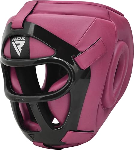 RDX Kopfschutz Boxen Gitter, Maya Hide Leder, MMA Kickboxen Kampfsport Thaiboxen Gesichtsschutz, Boxhelm Nasenschutz Muay Thai Taekwondo, Kopfschützer Training Head Guard Boxing Sparring Manner Damen RDX Kopfschutz Boxen Gitter, Maya Hide Leder, MMA Kickboxen Kampfsport Thaiboxen Gesichtsschutz, Boxhelm Nasenschutz Muay Thai Taekwondo, Kopfschützer Training Head Guard Boxing Sparring Manner Damen von RDX