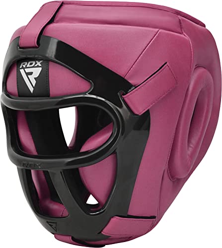 RDX Kopfschutz Boxen Gitter, Maya Hide Leder, MMA Kickboxen Kampfsport Thaiboxen Gesichtsschutz, Boxhelm Nasenschutz Muay Thai Taekwondo, Kopfschützer Training Head Guard Boxing Sparring Manner Damen RDX Kopfschutz Boxen Gitter, Maya Hide Leder, MMA Kickboxen Kampfsport Thaiboxen Gesichtsschutz, Boxhelm Nasenschutz Muay Thai Taekwondo, Kopfschützer Training Head Guard Boxing Sparring Manner Damen von RDX