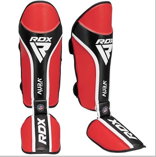 RDX SHIN INSTEP AURA PLUS T-17 (L, Rot/Schwarz) von RDX