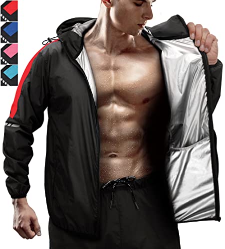 RDX Schwitzanzug Zum Abnehmen, Saunaanzug Reach Oeko TEX 100 Zertifiziert, Kapuzen Anzug Sauna Suit Sweatanzug Sportanzug Trainingsanzug Thermo Sweatsuit Boxen MMA Gym Fitness Laufen Herren Damen RDX Schwitzanzug Zum Abnehmen, Saunaanzug Reach Oeko TEX 100 Zertifiziert, Kapuzen Anzug Sauna Suit Sweatanzug Sportanzug Trainingsanzug Thermo Sweatsuit Boxen MMA Gym Fitness Laufen Herren Damen von RDX