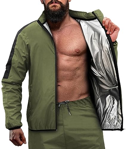 RDX Schwitzanzug Zum Abnehmen, Saunaanzug REACH OEKO TEX 100 ZERTIFIZIERT, Sauna Suit Fitnessanzug Sweatsuit Sportanzug Trainingsanzug Sweatanzug Thermo MMA Boxen Gym Sport Fitness Laufen Herren Damen RDX Schwitzanzug Zum Abnehmen, Saunaanzug REACH OEKO TEX 100 ZERTIFIZIERT, Sauna Suit Fitnessanzug Sweatsuit Sportanzug Trainingsanzug Sweatanzug Thermo MMA Boxen Gym Sport Fitness Laufen Herren Damen von RDX