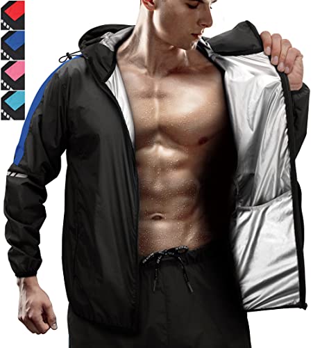 RDX Schwitzanzug Zum Abnehmen, Saunaanzug Reach Oeko TEX 100 Zertifiziert, Kapuzen Anzug Sauna Suit Sweatanzug Sportanzug Trainingsanzug Thermo Sweatsuit Boxen MMA Gym Fitness Laufen Herren Damen RDX Schwitzanzug Zum Abnehmen, Saunaanzug Reach Oeko TEX 100 Zertifiziert, Kapuzen Anzug Sauna Suit Sweatanzug Sportanzug Trainingsanzug Thermo Sweatsuit Boxen MMA Gym Fitness Laufen Herren Damen von RDX