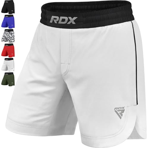 RDX MMA Shorts Sporthose Herren Kurz, Kampfsport Boxen Trainingshose Männer, Kickboxen Muay Thai Boxing Grappling Boxhose Sparring, Freefight Martial Arts Kampfshorts Fitness Laufhose Jogginghose von RDX