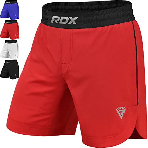 RDX MMA Shorts Sporthose Herren Kurz, Kampfsport Boxen Trainingshose Männer, Kickboxen Muay Thai Boxing Grappling Boxhose Sparring, Freefight Martial Arts Kampfshorts Fitness Laufhose Jogginghose von RDX