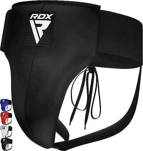 RDX Tiefschutz Herren Kampfsport Boxen, Genehmigt SATRA, Maya Hide Leder, Hodenschutz Manner MMA Kickboxen Unterleibschutz Handball Muay Thai, Groin Guard Protection Zubehör, Tiefenschutz Taekwondo (schwarz, Small) RDX Tiefschutz Herren Kampfsport Boxen, Genehmigt SATRA, Maya Hide Leder, Hodenschutz Manner MMA Kickboxen Unterleibschutz Handball Muay Thai, Groin Guard Protection Zubehör, Tiefenschutz Taekwondo (schwarz, Small) von RDX