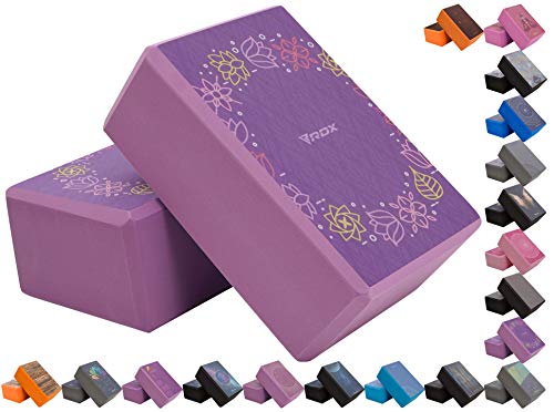 RDX Yoga Block Set, High Density Eva Schaumstoff Blöcke, Rutschfester Leichtes Yogaklotz für Körperbalance Kraftflexibilität Pilates Fitness Unterstützung und Stab Heim-Fitnessgeräte 23x15x9.8CM RDX Yoga Block Set, High Density Eva Schaumstoff Blöcke, Rutschfester Leichtes Yogaklotz für Körperbalance Kraftflexibilität Pilates Fitness Unterstützung und Stab Heim-Fitnessgeräte 23x15x9.8CM von RDX