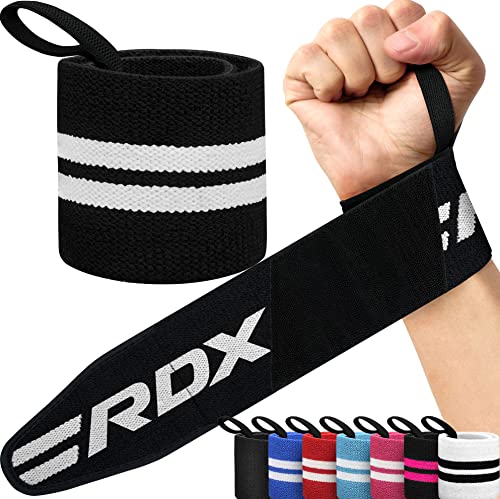 RDX Handgelenk Bandagen Fitness Kraftsport, Genehmigt IPL USPA, 45cm Gym Bandage Wrist Wraps Straps, Handgelenkstütze Handgelenksbandagen Krafttraining Weightlifting Zubehör Herren Damen Zughilfen RDX Handgelenk Bandagen Fitness Kraftsport, Genehmigt IPL USPA, 45cm Gym Bandage Wrist Wraps Straps, Handgelenkstütze Handgelenksbandagen Krafttraining Weightlifting Zubehör Herren Damen Zughilfen von RDX