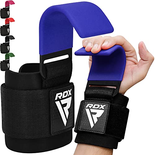RDX Zughilfen Haken Krafttraining, 8mm Gepolstert Handgelenkschutz, Profi Bodybuilding Gewichtheben Griff, Fitness Powerlifting Weight Lifting Hook, Männer Frauen rutschfest Grip, Kreuzheben klimmzug RDX Zughilfen Haken Krafttraining, 8mm Gepolstert Handgelenkschutz, Profi Bodybuilding Gewichtheben Griff, Fitness Powerlifting Weight Lifting Hook, Männer Frauen rutschfest Grip, Kreuzheben klimmzug von RDX