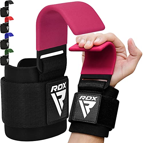 RDX Zughilfen Haken Krafttraining, 8mm Gepolstert Handgelenkschutz, Profi Bodybuilding Gewichtheben Griff, Fitness Powerlifting Weight Lifting Hook, Männer Frauen rutschfest Grip, Kreuzheben klimmzug RDX Zughilfen Haken Krafttraining, 8mm Gepolstert Handgelenkschutz, Profi Bodybuilding Gewichtheben Griff, Fitness Powerlifting Weight Lifting Hook, Männer Frauen rutschfest Grip, Kreuzheben klimmzug von RDX