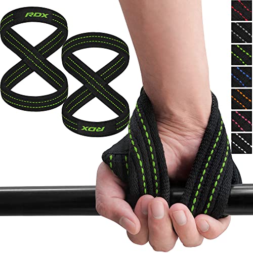 RDX Zughilfen Krafttraining Bodybuilding, Figure 8 Kreuzheben Gewichtheben Handgelenkschutz Griff, Gepolstert Powerlifting Fitness Weight Lifting Straps, Frauen Männer Deadlift Pull up Grip RDX Zughilfen Krafttraining Bodybuilding, Figure 8 Kreuzheben Gewichtheben Handgelenkschutz Griff, Gepolstert Powerlifting Fitness Weight Lifting Straps, Frauen Männer Deadlift Pull up Grip von RDX