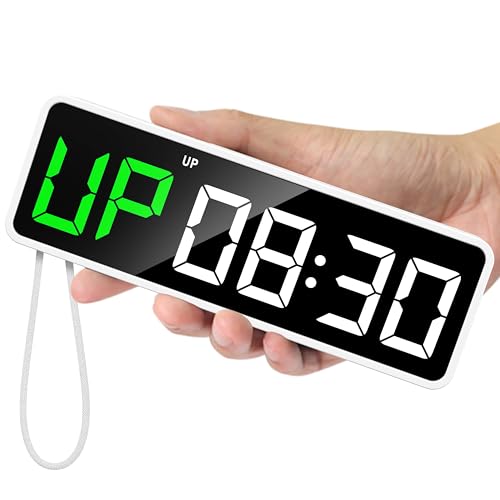REACHER Tragbare Gym Timer & Uhr, Countdown/UP,Stoppuhr,Crossfit,Workout Intervall Sport Timer mit Leistungsstarke Batterie, Starkem Magnet, Lautstärkeregler, Digital Fitness Timer für Home Gym Garage REACHER Tragbare Gym Timer & Uhr, Countdown/UP,Stoppuhr,Crossfit,Workout Intervall Sport Timer mit Leistungsstarke Batterie, Starkem Magnet, Lautstärkeregler, Digital Fitness Timer für Home Gym Garage von REACHER