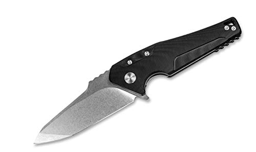 Real Steel Unisex – Erwachsene Echo G10 Black Taschenmesser, Schwarz, 24.5 Real Steel Unisex – Erwachsene Echo G10 Black Taschenmesser, Schwarz, 24.5 von REAL STEEL