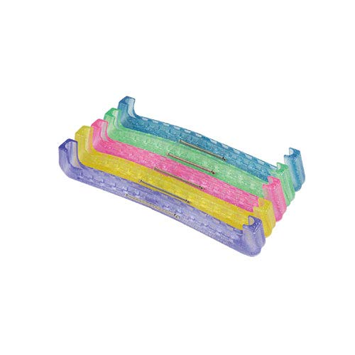 REAPER verstellbare Kufenschoner Glitter PINK - aus Kunststoff - 1Paar - KUFENSCHUTZ - Eiskunstlauf - Schlittschuhe von REAPER