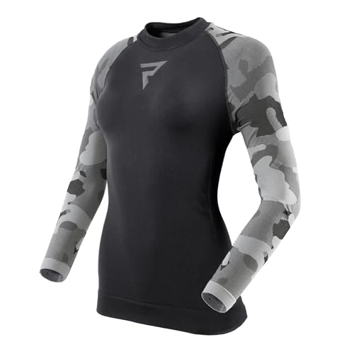 REBELHORN Freeze II Lady Thermo Jersey Damen | Langarm | Kühlende Thermounterwäsche | Feuchtigkeitsableitung | Atmungsaktiv | Kompressionszonen | Thermomotorradkleidung REBELHORN Freeze II Lady Thermo Jersey Damen | Langarm | Kühlende Thermounterwäsche | Feuchtigkeitsableitung | Atmungsaktiv | Kompressionszonen | Thermomotorradkleidung von REBELHORN
