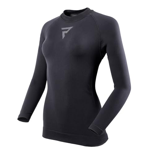 REBELHORN Freeze II Lady Thermo Jersey Damen | Langarm | Kühlende Thermounterwäsche | Feuchtigkeitsableitung | Atmungsaktiv | Kompressionszonen | Thermomotorradkleidung von REBELHORN