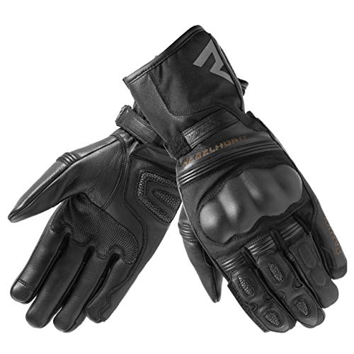 REBELHORN Patrol WP Leder Motorrad Handschuhe für Männer Superfabric Panels und Finger Caps Ventilation Flexible Elemente Touchscreen Freundliche Pads REBELHORN Patrol WP Leder Motorrad Handschuhe für Männer Superfabric Panels und Finger Caps Ventilation Flexible Elemente Touchscreen Freundliche Pads von REBELHORN