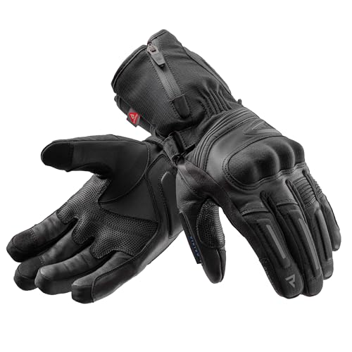 REBELHORN Summit WT WP Motorradhandschuhe Herren | Leder | Knöchelprotektoren | wasserdichte, Atmungsaktive HydraShield Membran | Primaloft Isolierung REBELHORN Summit WT WP Motorradhandschuhe Herren | Leder | Knöchelprotektoren | wasserdichte, Atmungsaktive HydraShield Membran | Primaloft Isolierung von REBELHORN