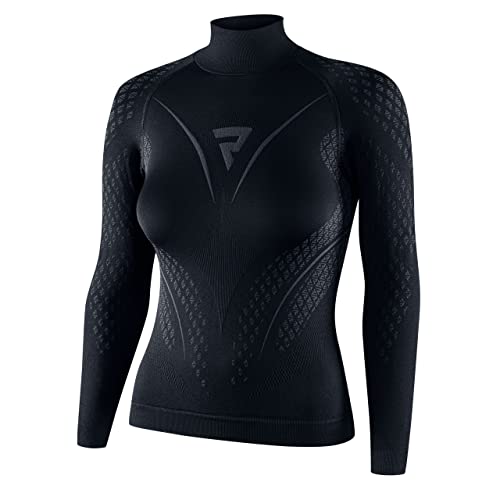 REBELHORN Therm II Lady Motorrad Funktionsshirt Langarm Damen Thermoaktive Bekleidung Ultraleicht und Zart für kalte Tage von REBELHORN