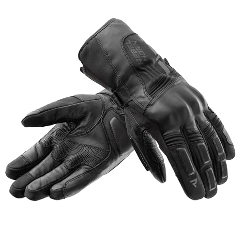 REBELHORN Tracer WP Motorradhandschuhe Herren | Leder | Knöchelprotektoren | wasserdichte, Atmungsaktive HydraShield Membran REBELHORN Tracer WP Motorradhandschuhe Herren | Leder | Knöchelprotektoren | wasserdichte, Atmungsaktive HydraShield Membran von REBELHORN