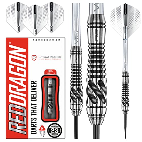 RED DRAGON Askari 23g Tungsten Darts mit Flights und Schäfte von RED DRAGON