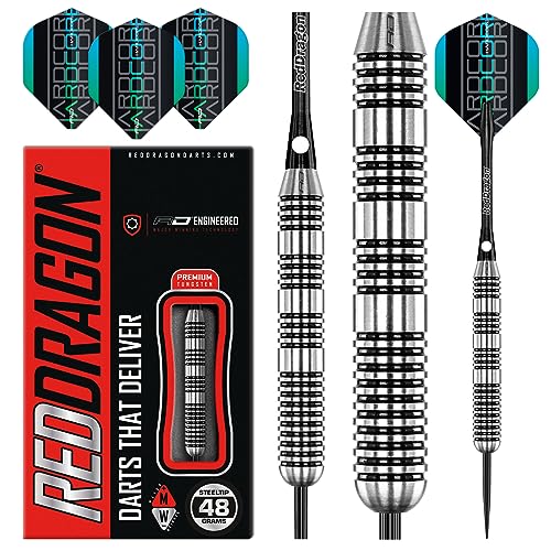 RED DRAGON Bunker Buster 48g Tungsten Darts Set mit Flights und Schäfte von RED DRAGON