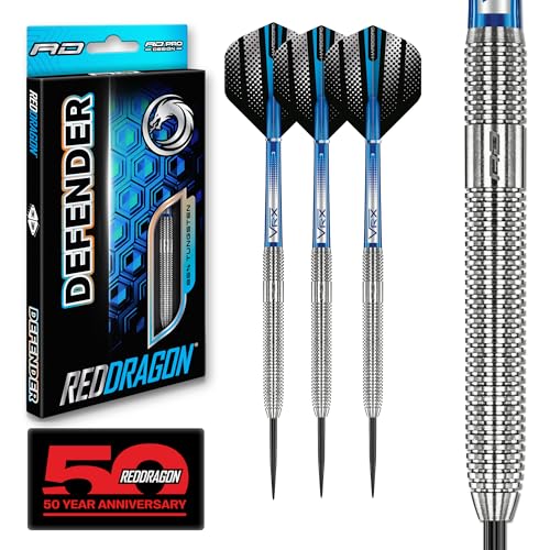 RED DRAGON Defender 22g Wolfram Darts Set mit Flüge und Stielen RED DRAGON Defender 22g Wolfram Darts Set mit Flüge und Stielen von RED DRAGON