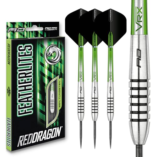 RED DRAGON Featherlite 9: 19g Tungsten Darts Set mit Flights und Schäfte RED DRAGON Featherlite 9: 19g Tungsten Darts Set mit Flights und Schäfte von RED DRAGON