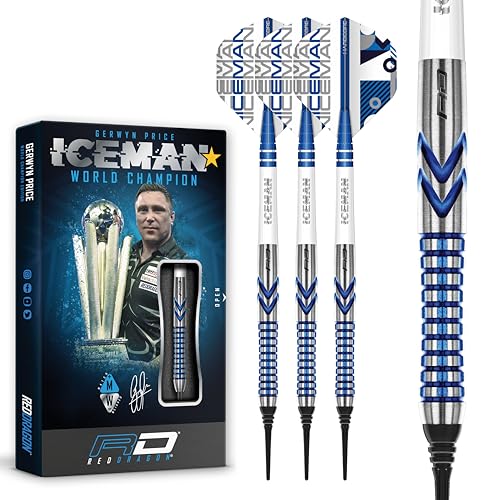 RED DRAGON Gerwyn Price Iceman Contour 18 Gram Professional Tungsten Darts Set with Flights and Stems RED DRAGON Gerwyn Price Iceman Contour 18 Gram Professional Tungsten Darts Set with Flights and Stems von RED DRAGON