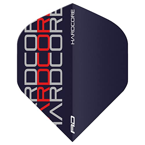 RED DRAGON Hardcore XT Red Triple Dart Flights - 4 Sets Per Pack (12 Flights in Total) von RED DRAGON