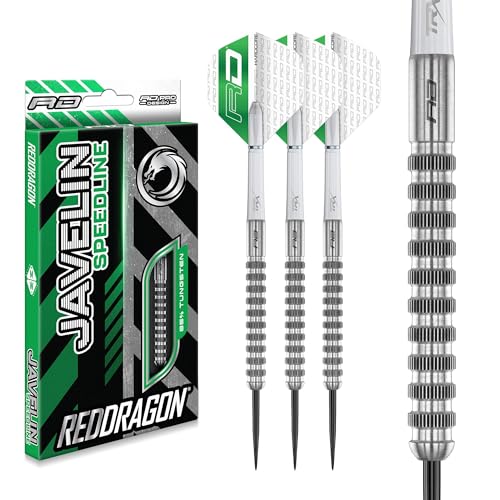 RED DRAGON Darts – Javelin Speedline Series 24g - 85% Wolfram - Profi Dartpfeile Metallspitze Satz mit Flüge & Schäften RED DRAGON Darts – Javelin Speedline Series 24g - 85% Wolfram - Profi Dartpfeile Metallspitze Satz mit Flüge & Schäften von RED DRAGON