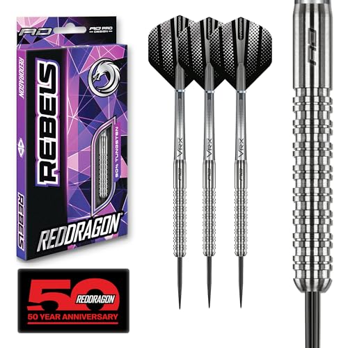 RED DRAGON Rebel 21 Gram Tungsten Darts Set mit Flights und Schäfte RED DRAGON Rebel 21 Gram Tungsten Darts Set mit Flights und Schäfte von RED DRAGON