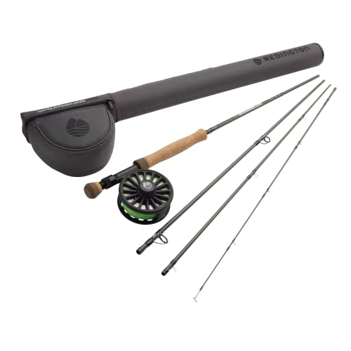 Redington Wrangler Bass Fliegenfisch-Set, 2,8 m lange Rute, Crosswater Rolle, Fliegenschnur, Vorfach und Tragetasche Redington Wrangler Bass Fliegenfisch-Set, 2,8 m lange Rute, Crosswater Rolle, Fliegenschnur, Vorfach und Tragetasche von REDINGTON